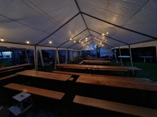 Partyzelt 5x12 von stabilezelte mit PVC Plane