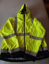 Jacke Warnschutz-Softshelljacke Elysee Gr XL Fluoreszierend Gelb/Marine NEU 