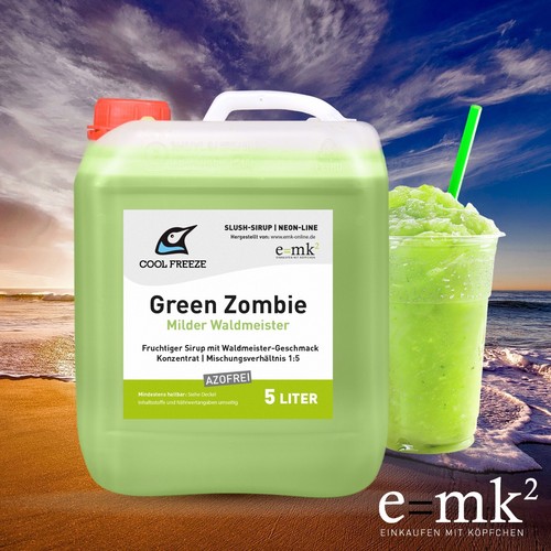Slush sirup cool freeze green - slush,