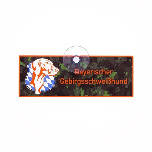Jagdschild mit saugnapf - mit,