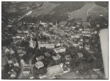 ZZ-1408/ Waldenburg  Schlesien  Foto Luftbild 18 x 13 cm ca.1938