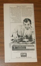 Seltene Werbung vintage ELAC