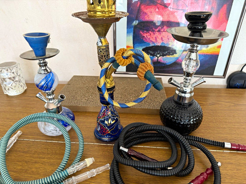 Shisha wasserpfeifen set - 3x,