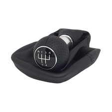 Schaltknauf Hebel 5-Gang Chrom Schaltsack Manschette für Audi A3 8P1 8P7 8PA