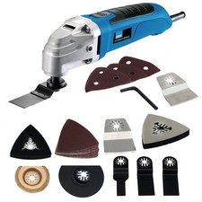 Oszillierendes Multifunktionswerkzeug Draper 300 W Schneider Schaber Schleifer + 34-teiliges Acc-Kit