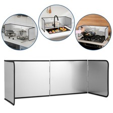 Spritzschutz Faltbar Herd Küchen-Spritzplatte Spritzschutzdeckel Spritzschutz