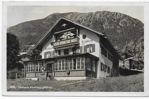 Ansichtskarte gasthaus - ansichtskarte,
