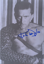 Kirk Douglas (+) orig. Autogramm " SPARTACUS  " 10x15
