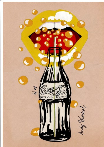 Andy warhol coca cola hot - andy, lips