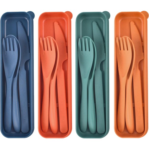Plastik besteck set mehrweg - plastik,