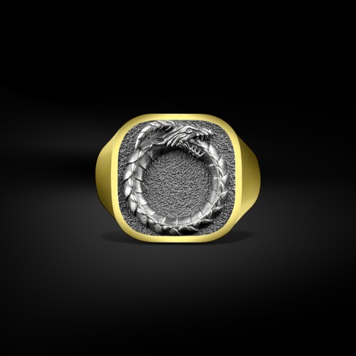 Wikinger ouroboros drache 925k - drache,