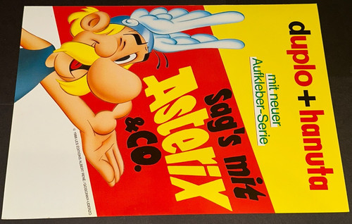 Duplo hanuta werbefolder - duplo, 1988
