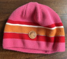 Finkid Mütze 52 (50 fällt etwas kleiner aus) Mitali pink, rot, orange gestreift