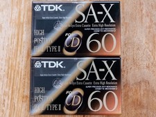 2x TDK SA-X 60 von 1992-1995