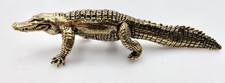Kupfer messing figur krokodil - kupfer,