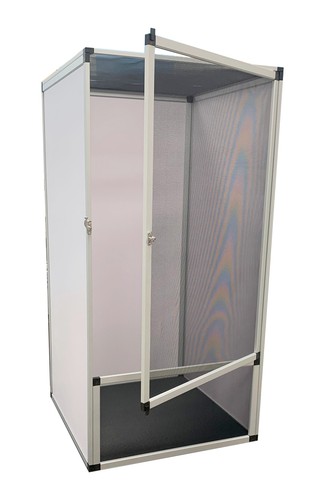 Alu cage aluminium 60x60x120cm - aluminium,