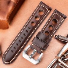 Uhrenarmband Uhrband Hirsch Vintage Rindsleder Echtleder,Dornschließe,Unisex