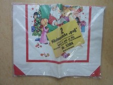 2x Nikolaussack Weihnachtssack Nikolaus Weihnachten Sack Papiersack Papier