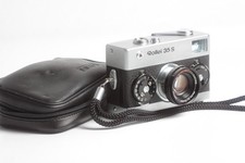 Rollei 35 S Chrom mit Sonnar 2,8/40 Rollei HFT Lens mit Tasche & Riemen