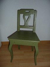 Kleiner Alter Kinder Holzstuhl