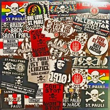 100 x St Pauli Aufkleber