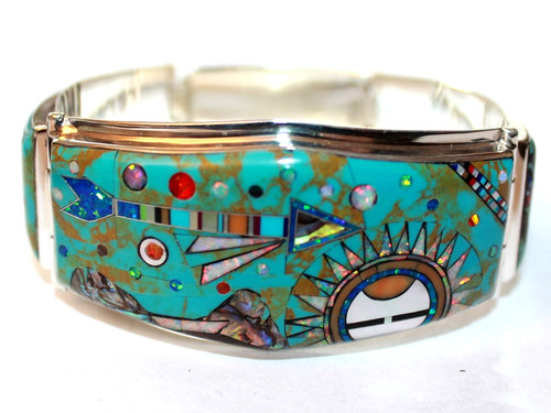 Indianerschmuck gliederarmreif - indianerschmuck,