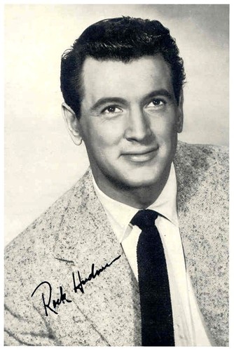 Rock hudson autogramm - rock,
