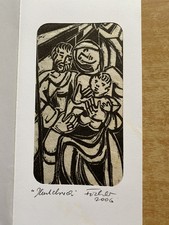 Linoldruck Fockler 2006 - Weihnachtskarte