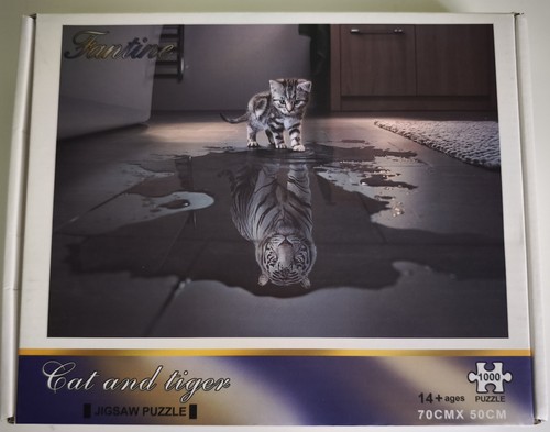 Puzzle 1000 teile cat and - puzzle,