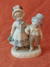 Porzellanfigur Goebel, Junge und Mädchen, Marke 1935-1937