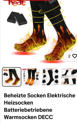 Beheizbare socken akku - beheizbare,