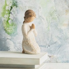 Friedensgebet Figur Symbol Hoffnung Gelassenheit Heilung Geschenk Krippe Ornament