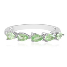 Tsavorit Sterling Silber Ring