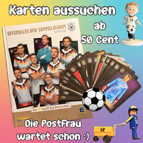Edeka panini dfb sammelkarten - panini,