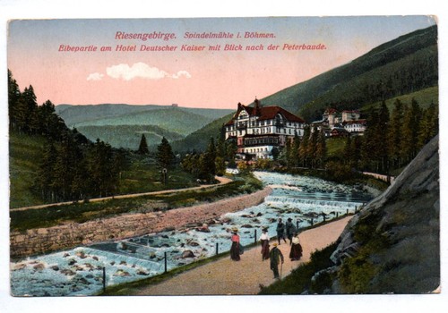 Riesengebirge spindelmühle - ak,