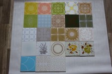 Retro Fliesen 15 x 15 cm 70er