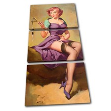 Vintage Girl Poster Sexy Retro