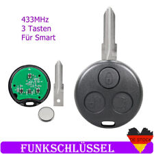 433Mhz Für Smart 450 Fortwo Cabrio City Coupe Auto Funk Schlüssel Fernbedienung