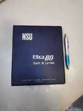 NSU RO 80 MANUAL WORKING TIMES