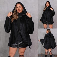 Damen Gothic Kapuze Jacke