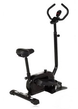 FitQuest 2 in 1 Crosstrainer Stepper Bike Echelon Fit App kompatibel schwarz