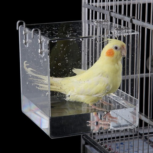 Vogelbadewanne acryl haengend - vogelbadewanne,