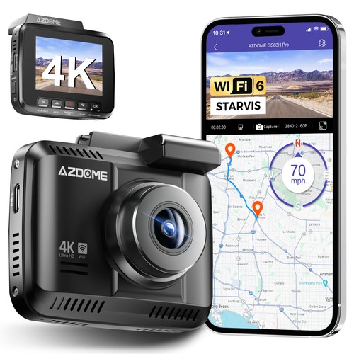 Azdome dashcam wifi gps - wifi,