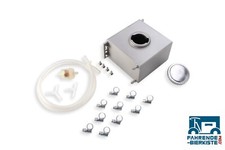 Fahrende Bierkiste Tank Eckig mit Halterung Typ 2 Edelstahl Set