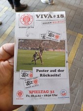 Stadionzeitung Programm FC St Pauli FC Hansa Rostock 23/24