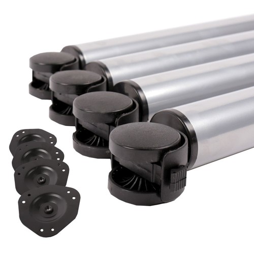 4er set rollende - set, tischbeine