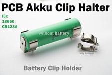 18650 CR123A Akkuhalter Clip