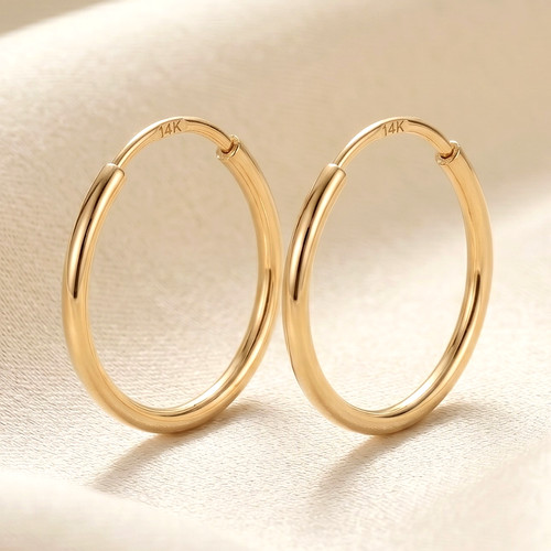 14k real solid yellow gold - 14k,