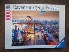 Ravensburger Puzzle, 1008 Teile, Hafen – Container-Hafen