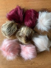 Kunstfell Bommel 8 Stück